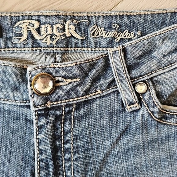 Rock 47 by Wrangler Low Rise Bootcut Jeans Size10 - Picture 9 of 14